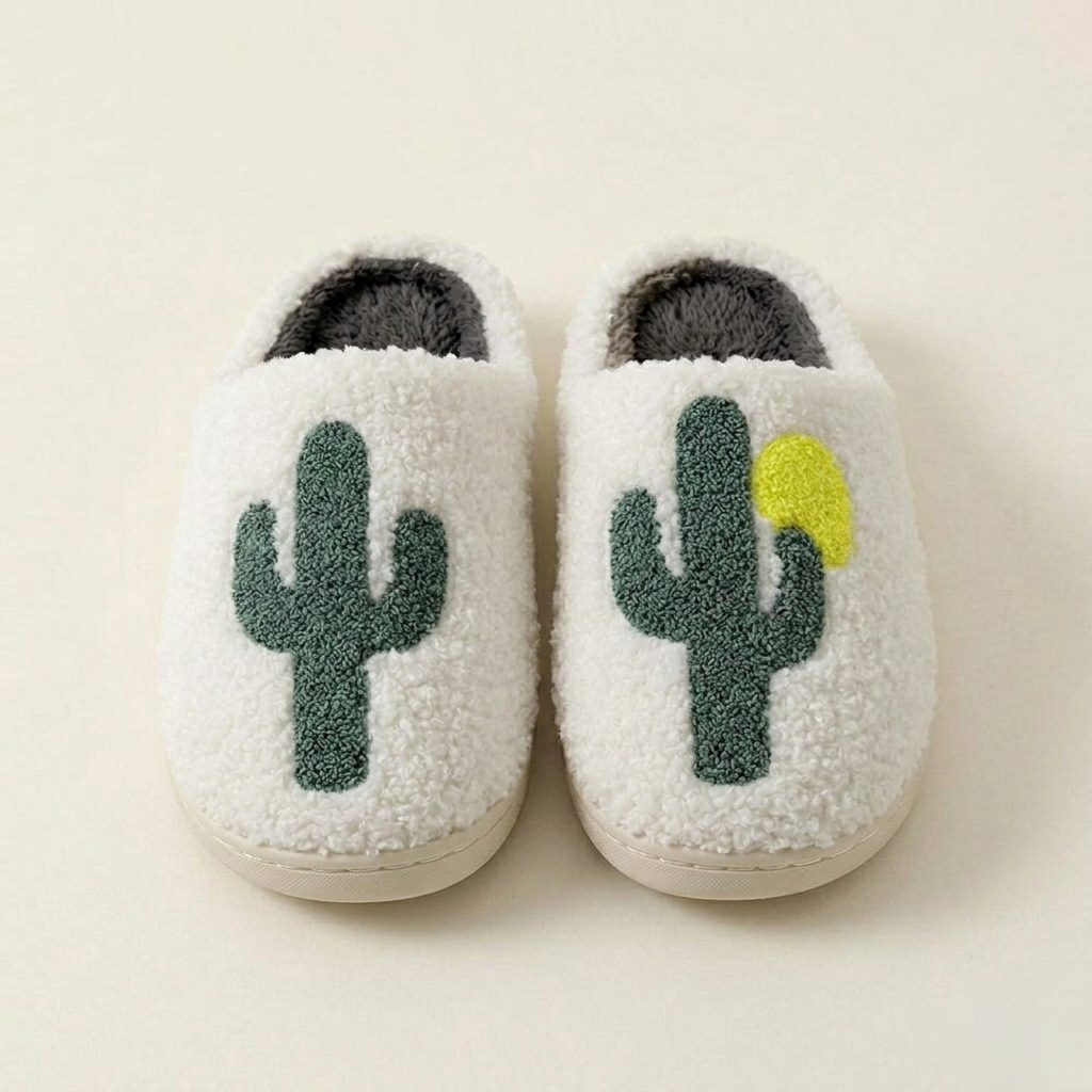 Chaussons Fancy Cactus