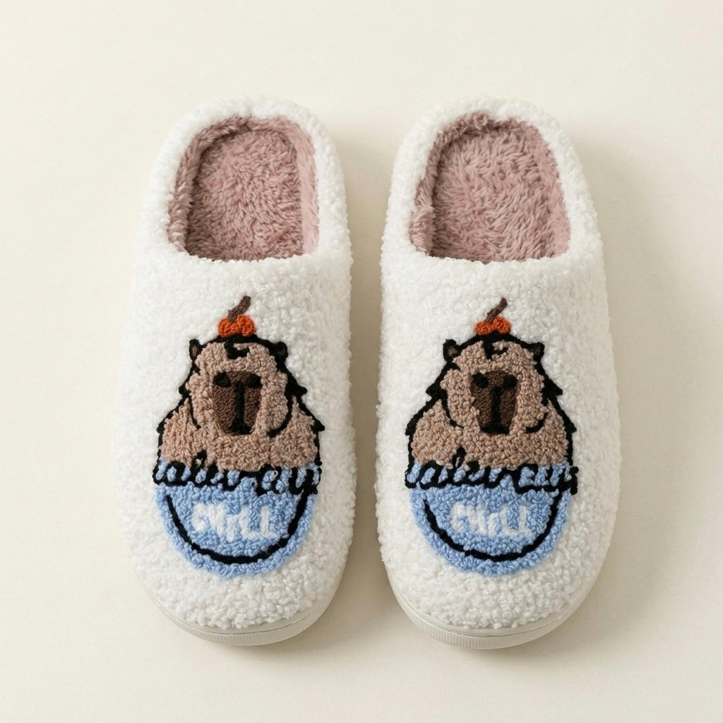 Chaussons Puppy Capybara