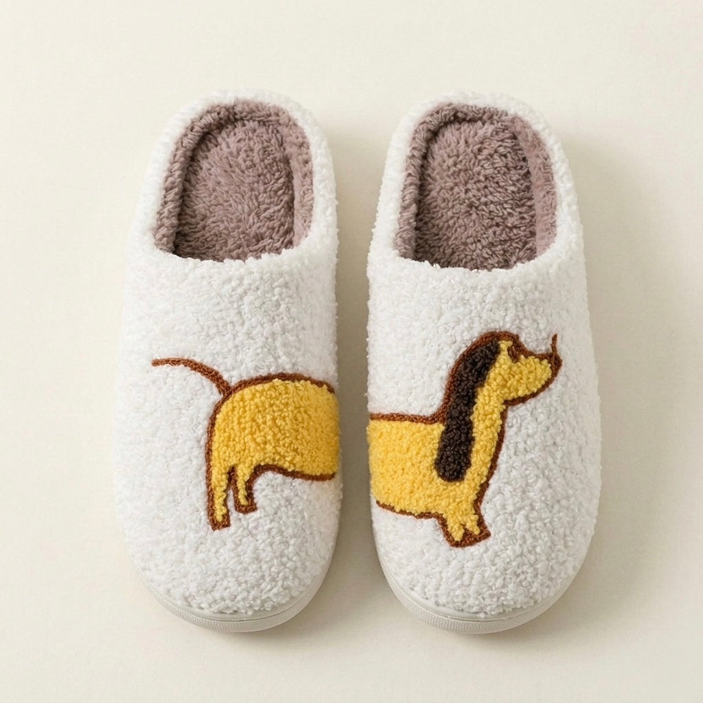 Chaussons Puppy Teckel