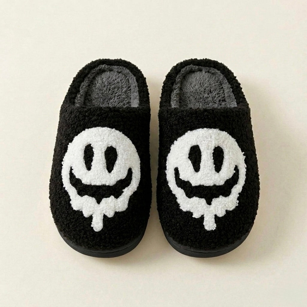 Chaussons Fluffy Fantôme