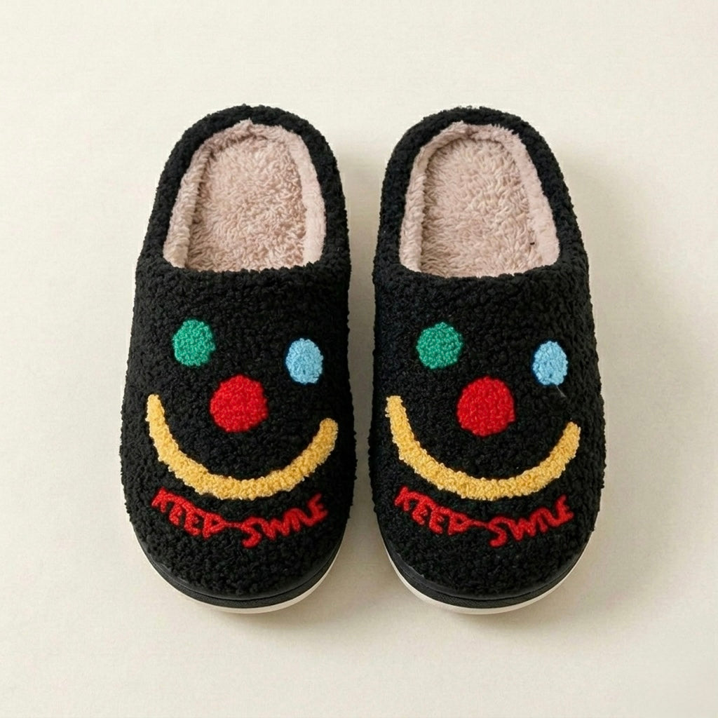 Chaussons Fluffy Clown
