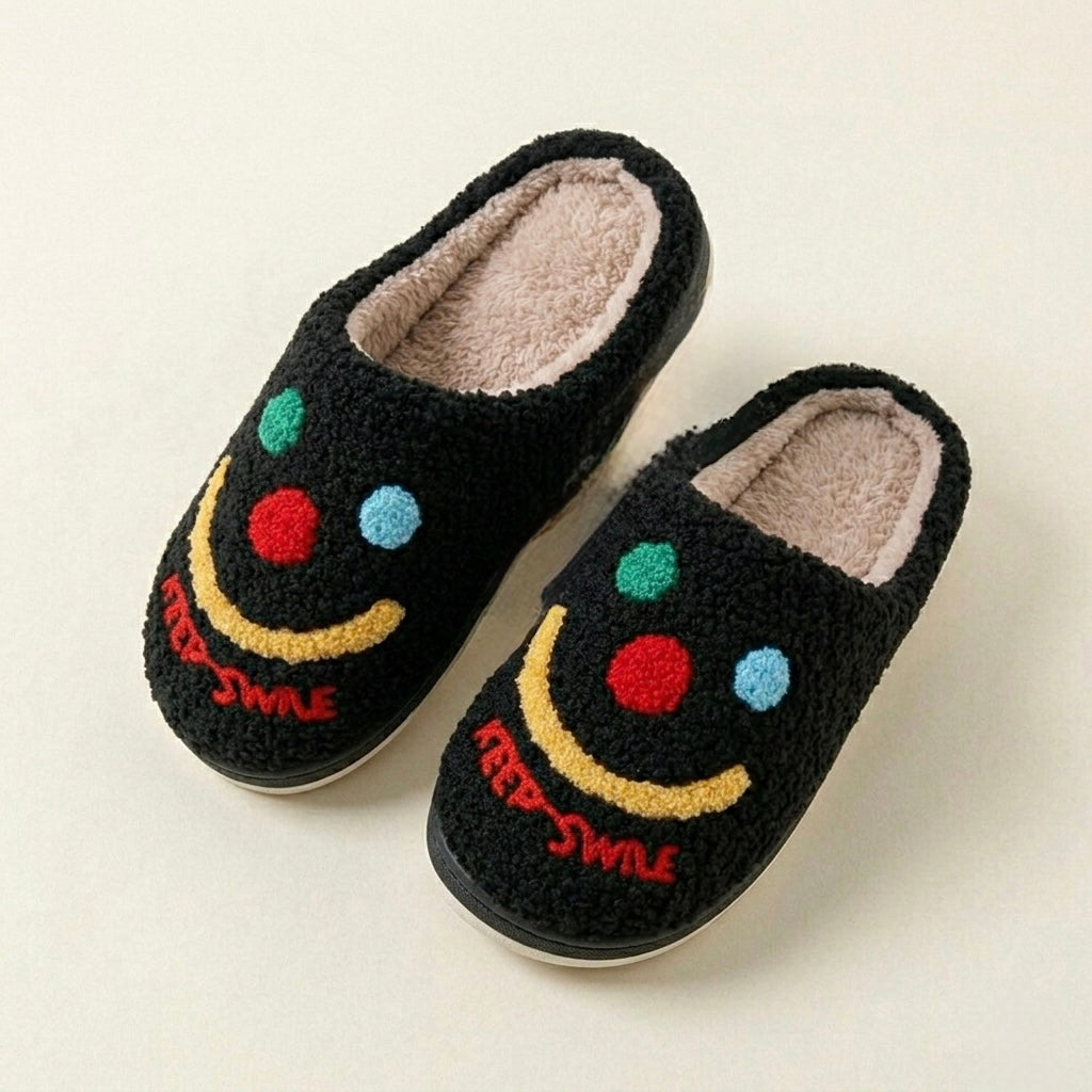 Chaussons Fluffy Clown