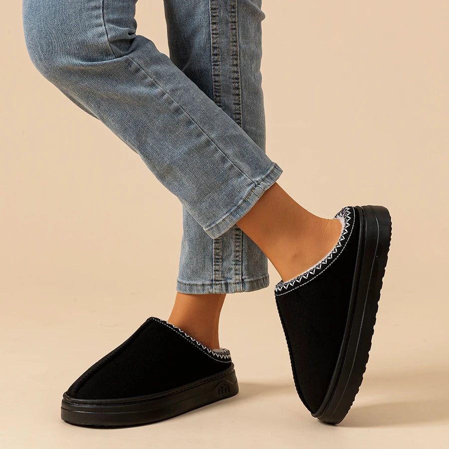 Chaussons Confort Noir