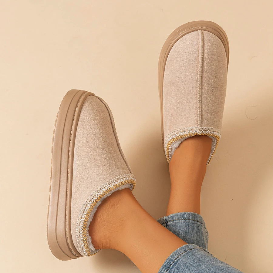 Chaussons Confort Beiges